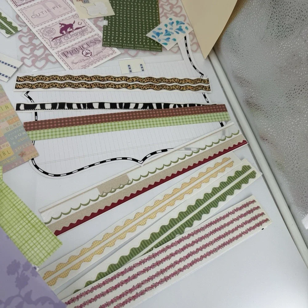 Large Mixed Lot Of Scrapbooking Supplies-Paper Cardstock Embellishments‎ Sticker